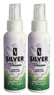 Silver Biocare Organic Insect Repellent 100ml - 2 pack Silver Biocare Organic Insect Repellent 100ml - 2 pack