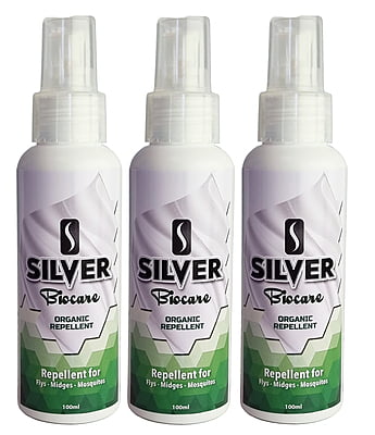 Silver Biocare Organic Insect Repellent 100ml - 3 pack Silver Biocare Organic Insect Repellent 100ml - 3 pack