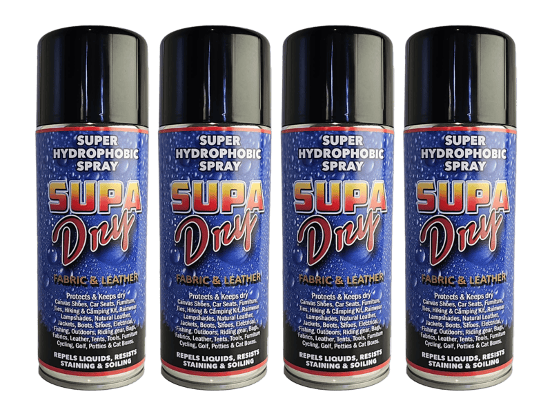 Supa Dry Fabric & leather 4 packa - 400ml Supa Dry Fabric & leather 4 packa - 400ml