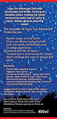 Supa Dry 1 pack - Super Hydrophobic nanotech spray Supa Dry 1 pack - Super Hydrophobic nanotech spray