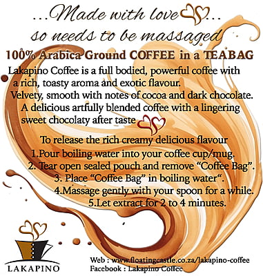 Coffee in a Tea Bag Coffee in a Tea Bag